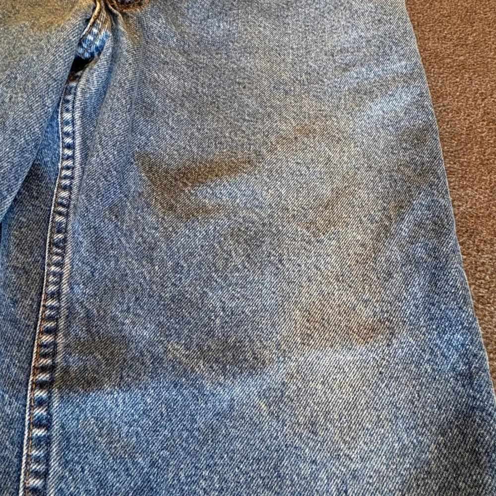 Vintage Levis 505 Orange Tab Jeans Mens 40 (37) x30 Blue Denim Straight Canada